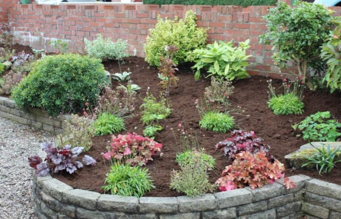 A newly planted up front garden by Garden Ninja