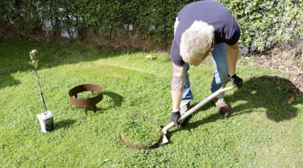 lifting turf