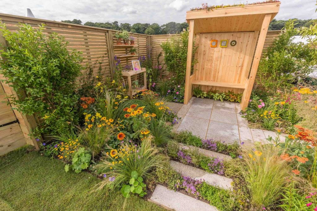 The Dianne Oxberry show garden hot border ideas