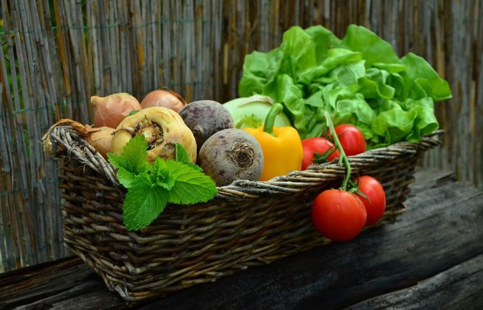 A basket full of vegetables