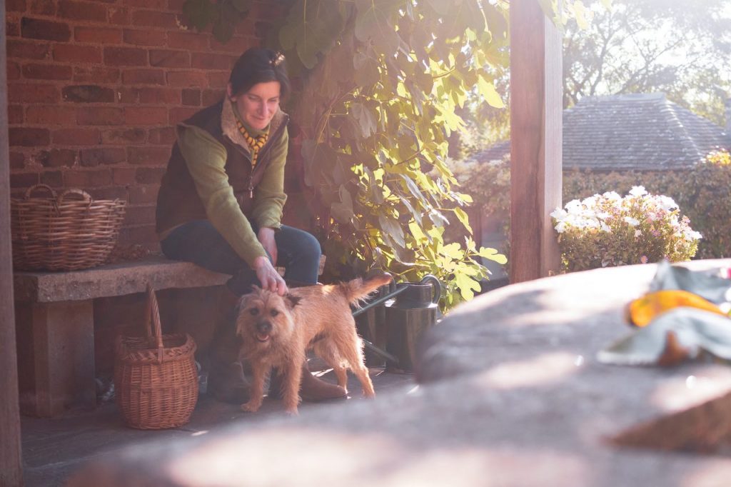 Tamsin Westhorpe and dog Larry