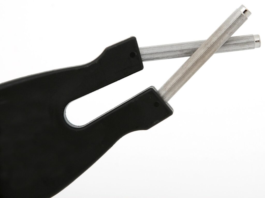 Secateur sharpening