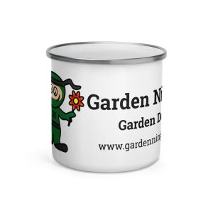 Enamel Garden Ninja Mug