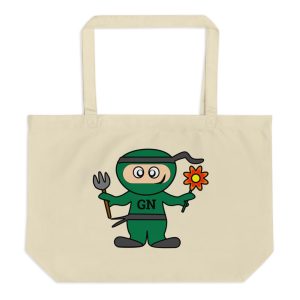 Large organic tote bag