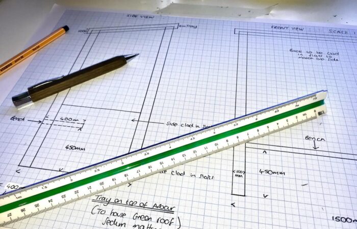 A scale ruler