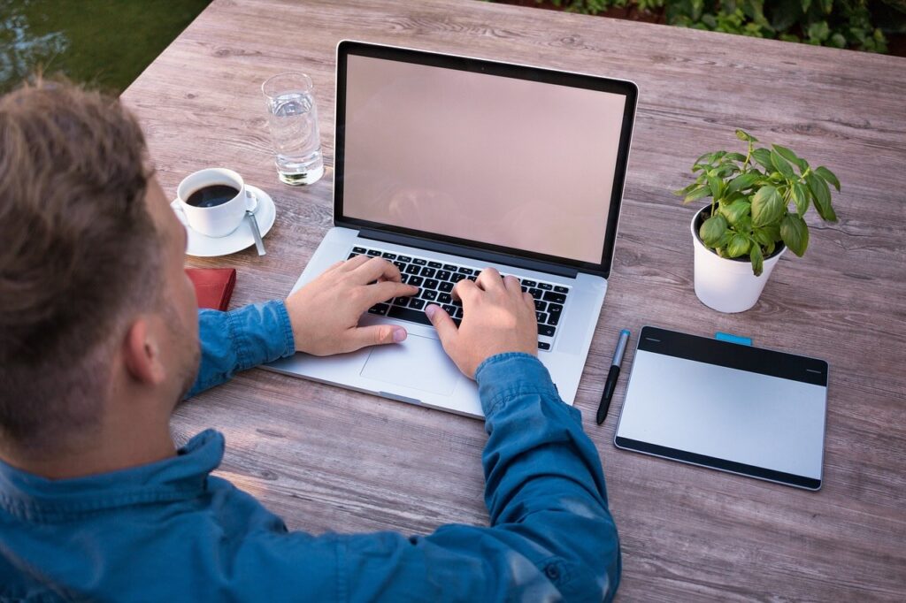 Home office in garden design