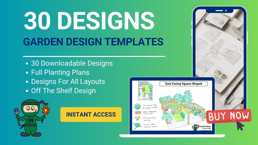 Garden design templates banner