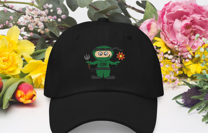 Garden ninja baseball cap