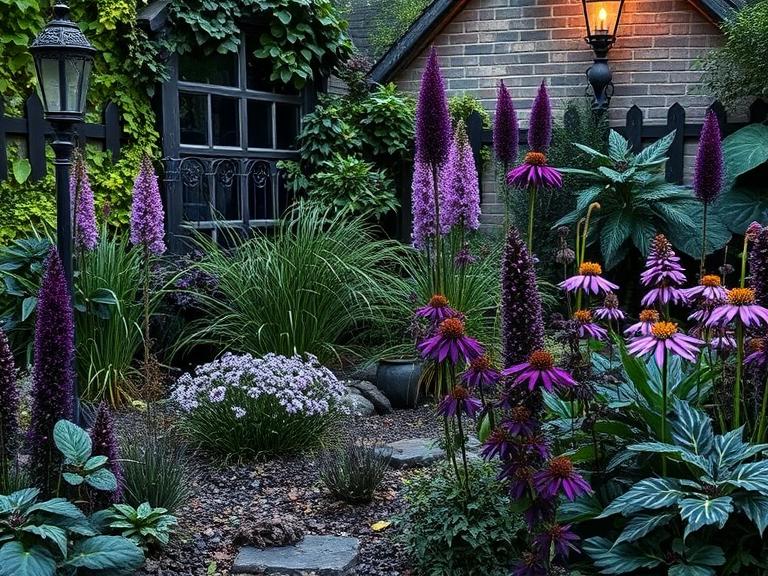 A gothic garden design