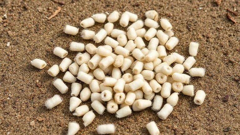 Wool pellets for slugs