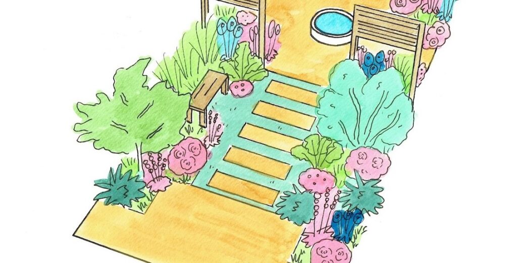 Seating for skinny gardehns