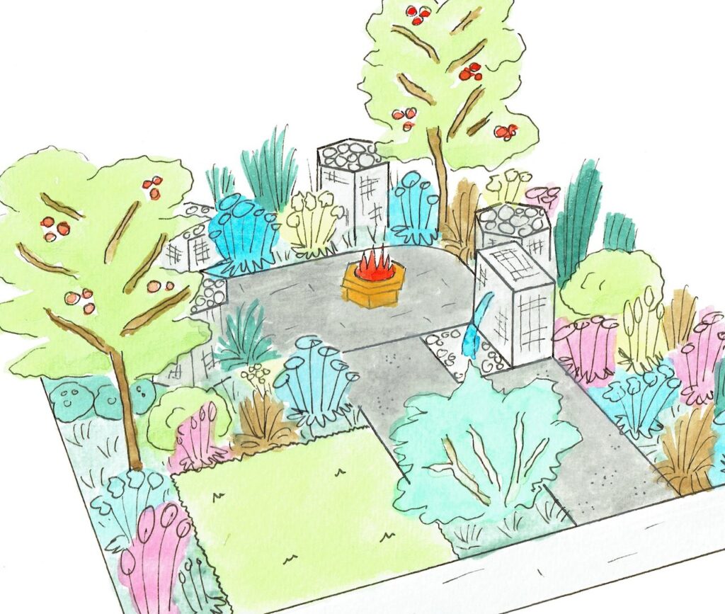 Square garden layout ideas