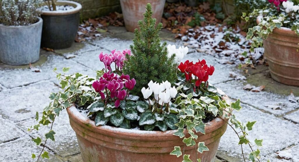 Winter container plant ideas